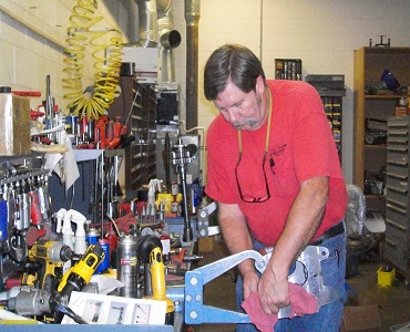 Johnny in Shop